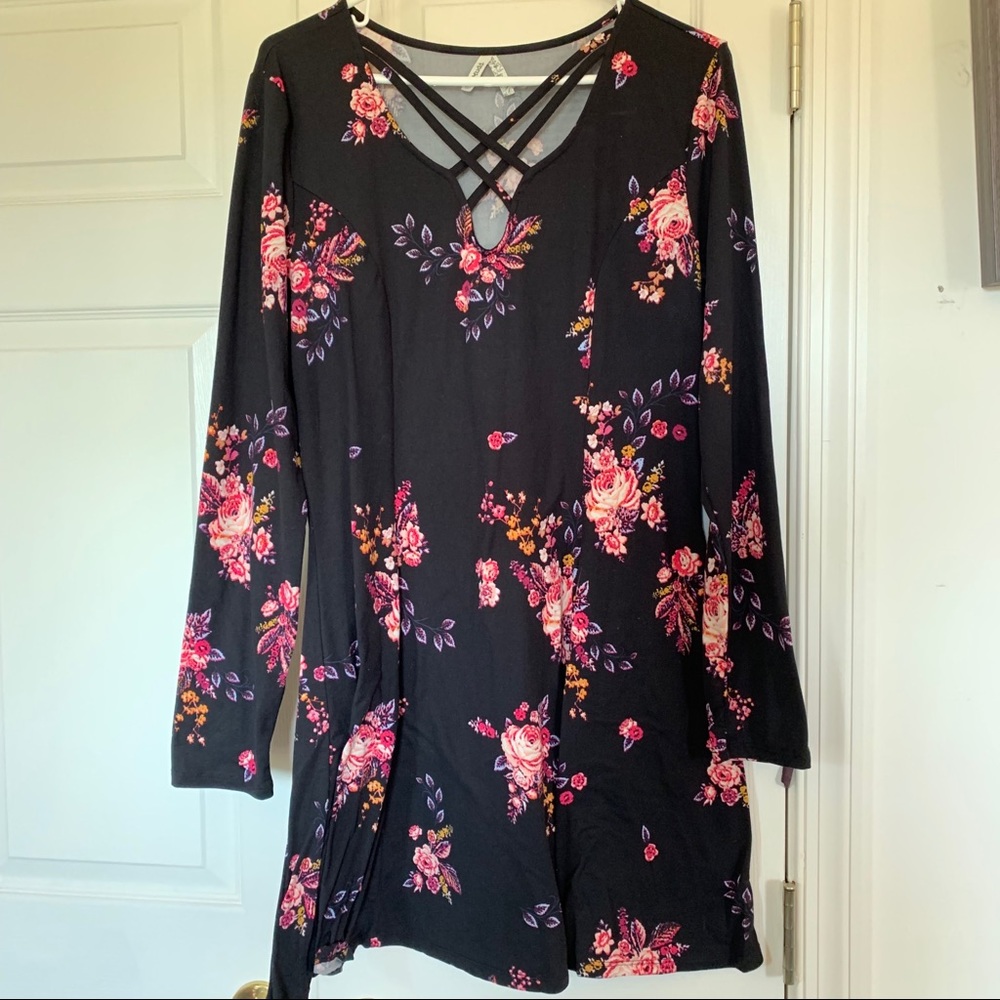 Mudd fit and flare dress